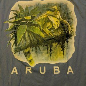 ARUBA Tee-Shirt Men's Size Large - 100% Cotton - P